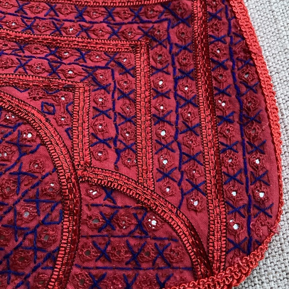 Vintage Bohemian embroidered purse/bag, cross body, Valentines - Picture 3 of 4